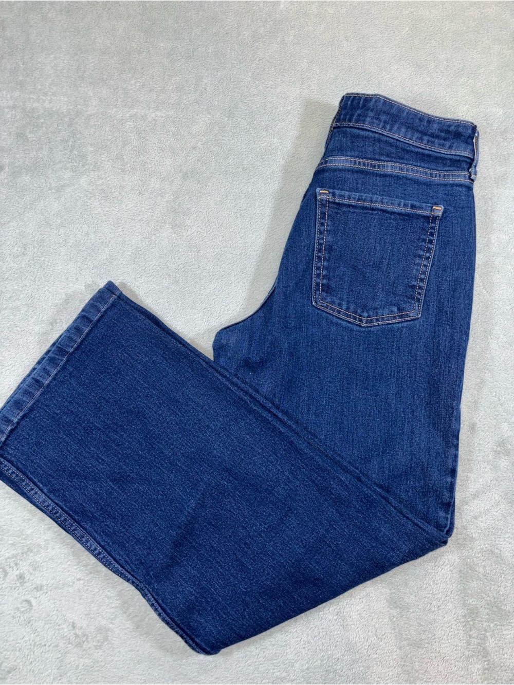 Old Navy Wow Wide Leg Jeans Dark Blue Wash Size 4